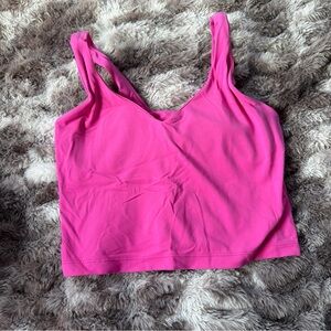 lululemon athletica Hot Pink Tank Top